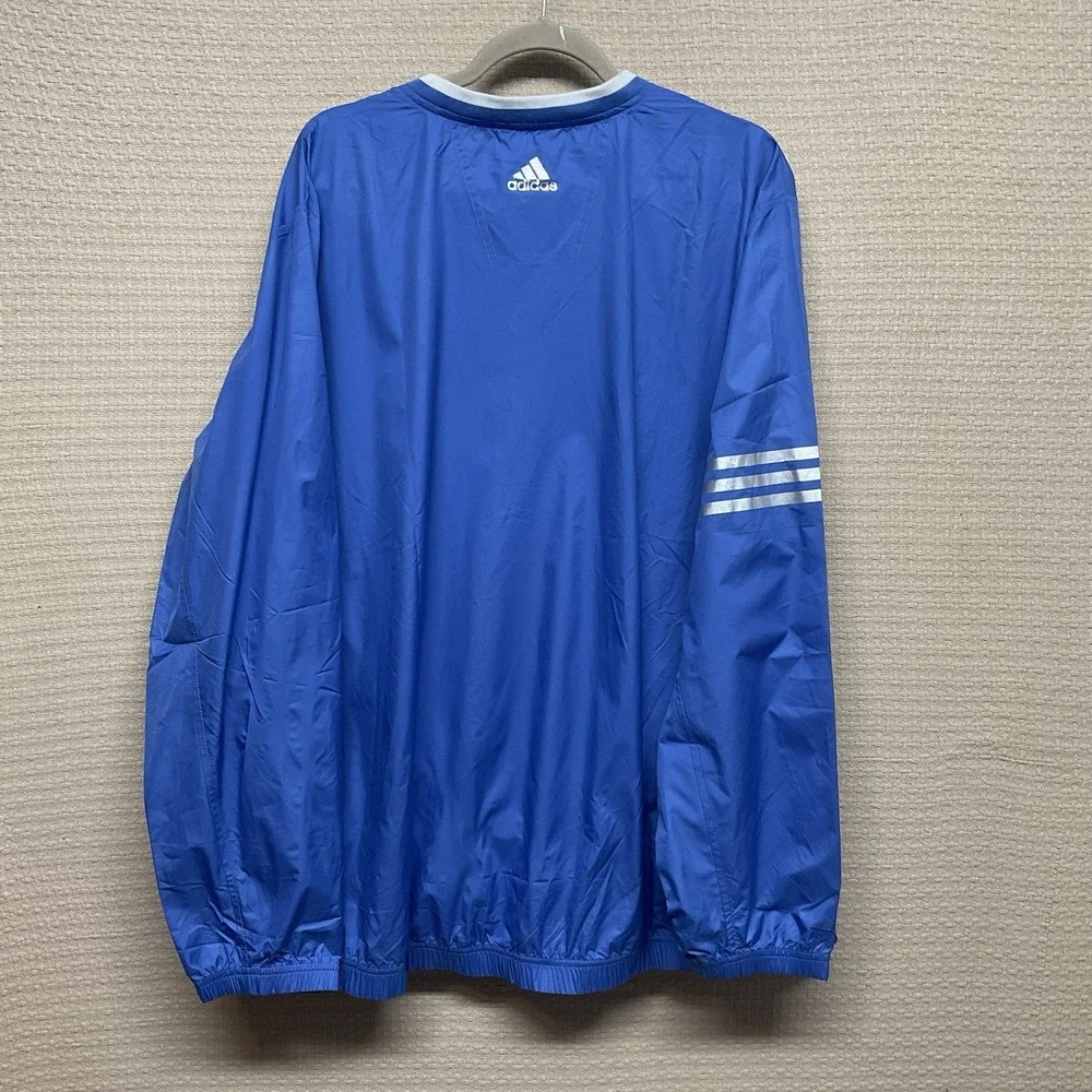 NWT  ADIDAS GOLF ClimaProof Jacket Mens XL ‎ Blue  Lined 3-Stripes Lightweight